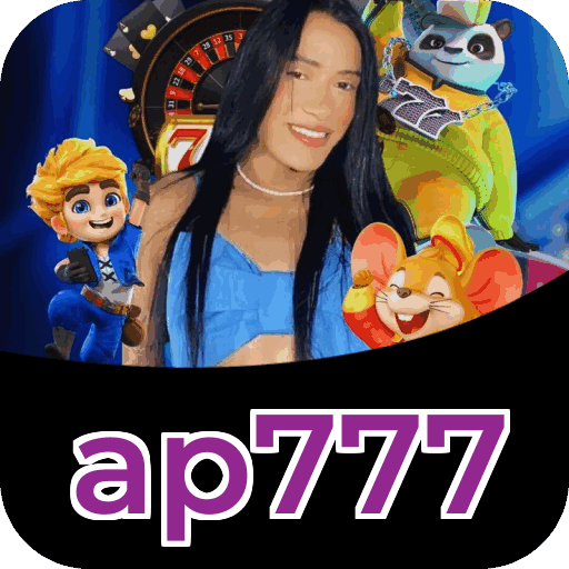 Interface do aplicativo ap777 mostrando jogos disponíveis no iOS e Android